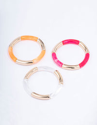 Gold Stretch Bracelet 3-Pack - link has visual effect only